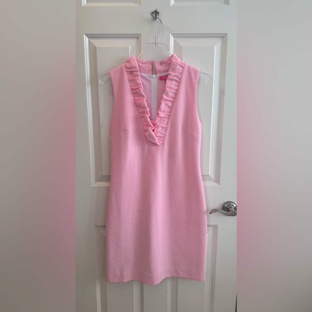 Lilly Pulitzer cute pink stripe dress!